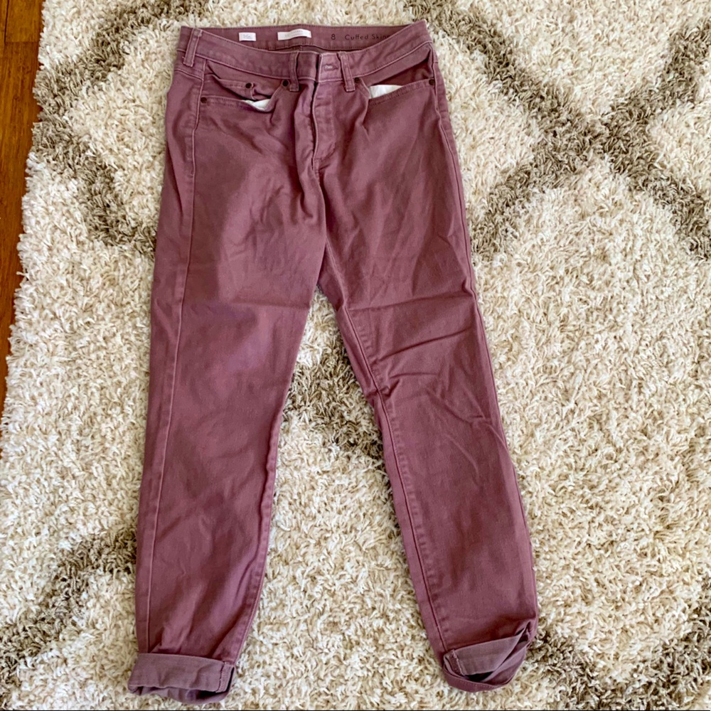 Lauren Conrad Cuffed Skinny Jeans Size 8
